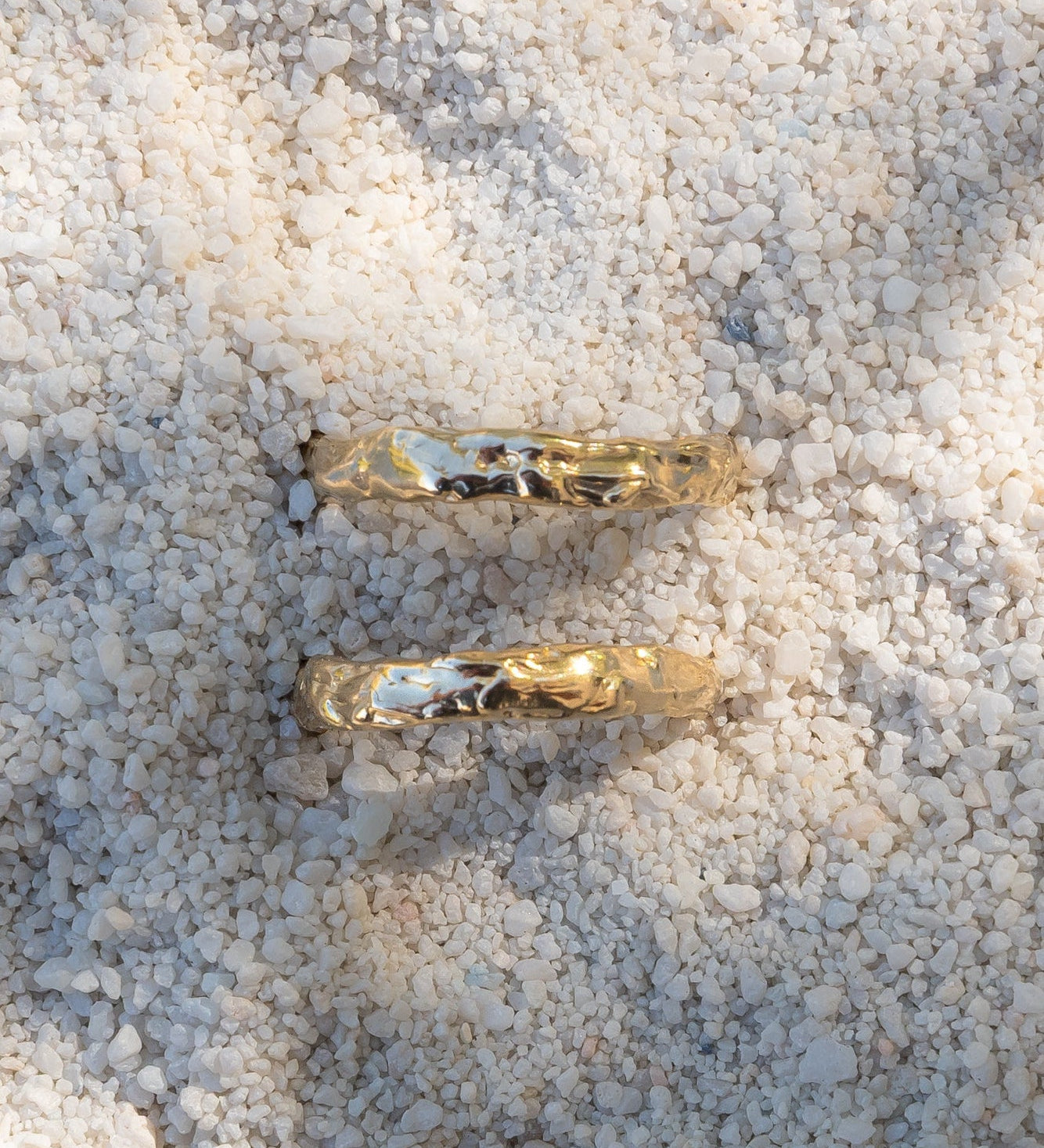 Terrain Gold Stacking Ring 03 Thick - Dea Dia