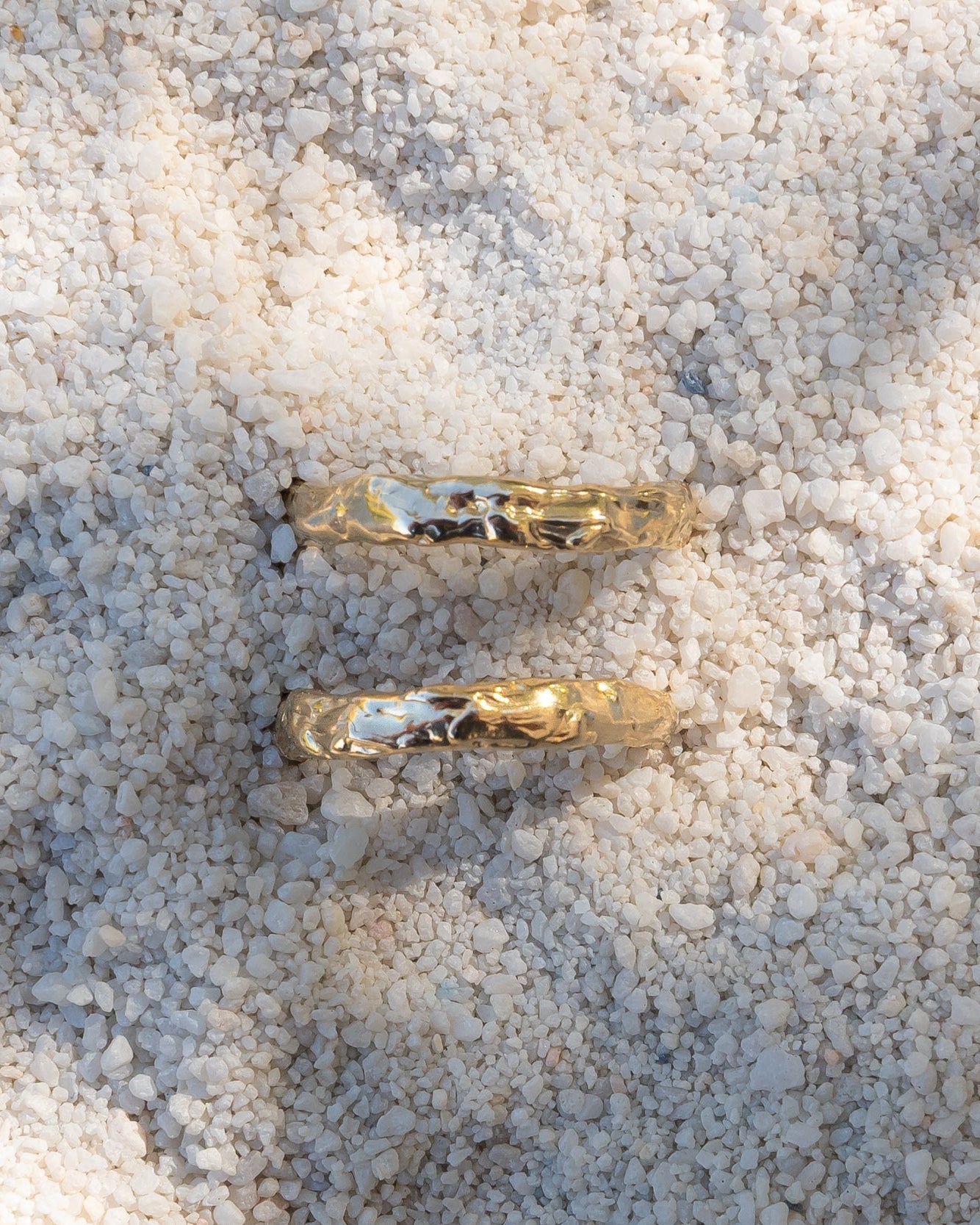 Terrain Gold Stacking Ring 03 Thick - Dea Dia
