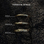 Terrain Gold Stacking Ring 03 Thick - Dea Dia
