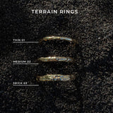 Terrain Gold Stacking Ring 03 Thick - Dea Dia