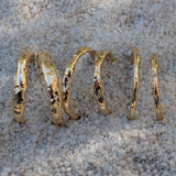 Terrain Gold Stacking Ring 03 Thick - Dea Dia