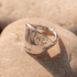 The Protector Ring - Silver Shield Signet Ring - Dea Dia