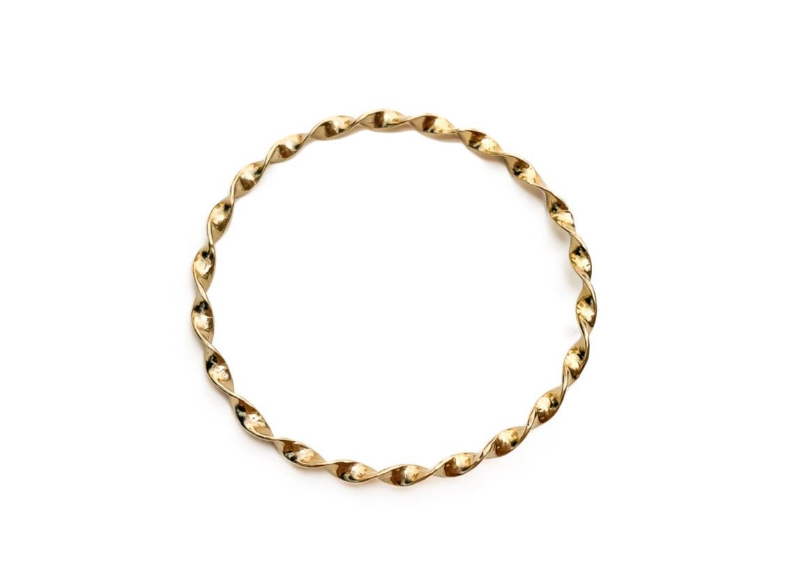 Thin Twisted Bangle - Dea Dia