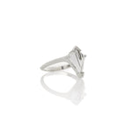 Tourmaline Quartz Kite Silver Ring - Dea Dia