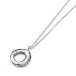 Void Necklace - Organic Open Circle Pendant - Dea Dia