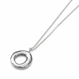 Void Necklace - Organic Open Circle Pendant - Dea Dia