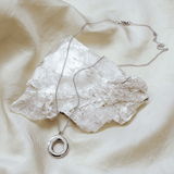 Void Necklace - Organic Open Circle Pendant - Dea Dia