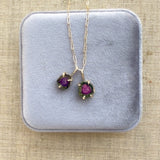 Watermelon Tourmaline Slice Forma Charm - Dea Dia