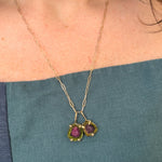 Watermelon Tourmaline Slice Forma Charm - Dea Dia