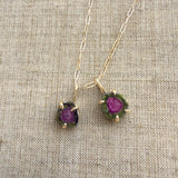 Watermelon Tourmaline Slice Forma Charm - Dea Dia