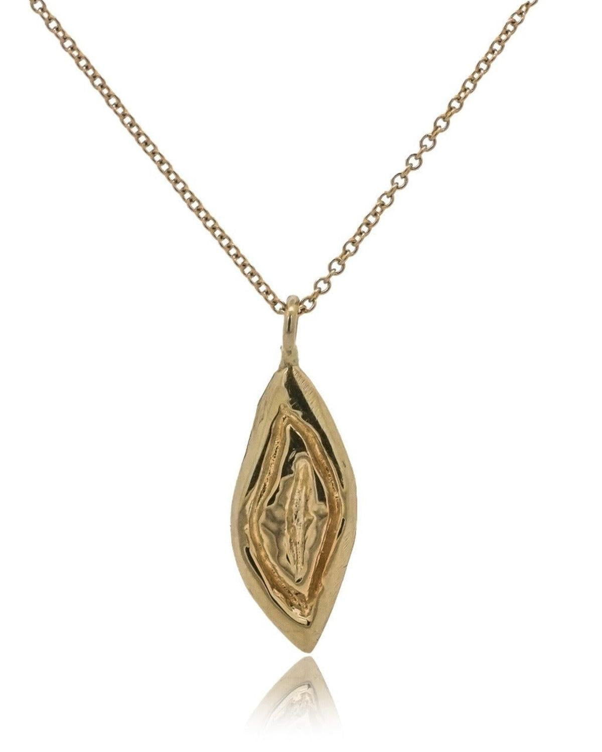 Yoni Talisman Necklace - Gold Plated - Dea Dia