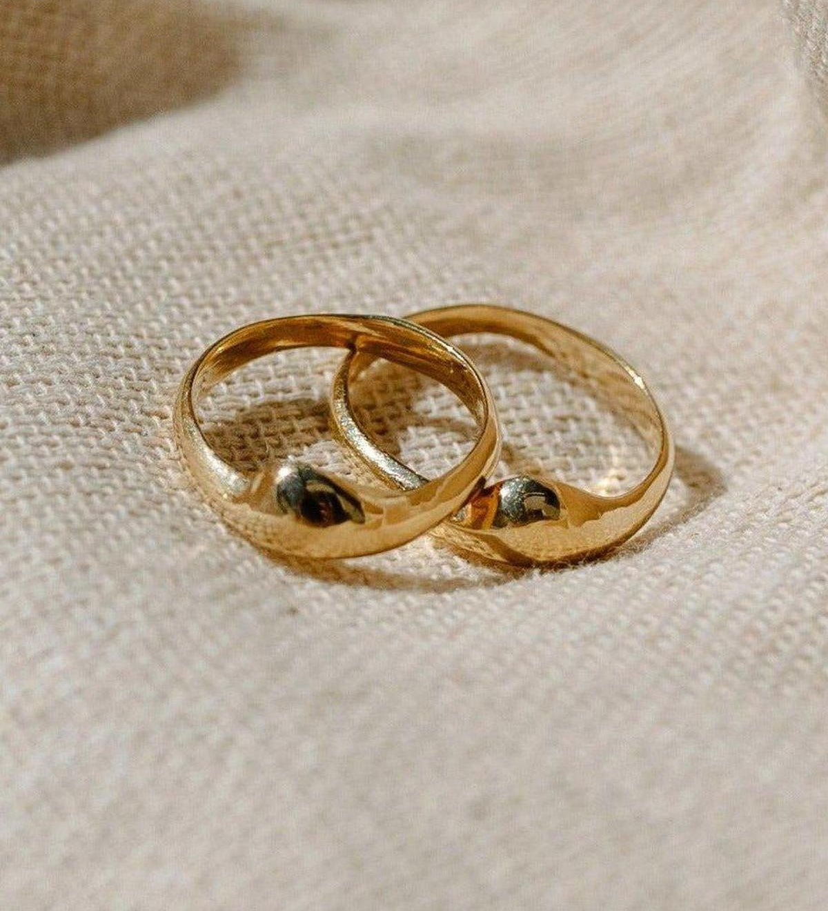 14k Gold Arcana Pinky Ring Stacker - Dea Dia