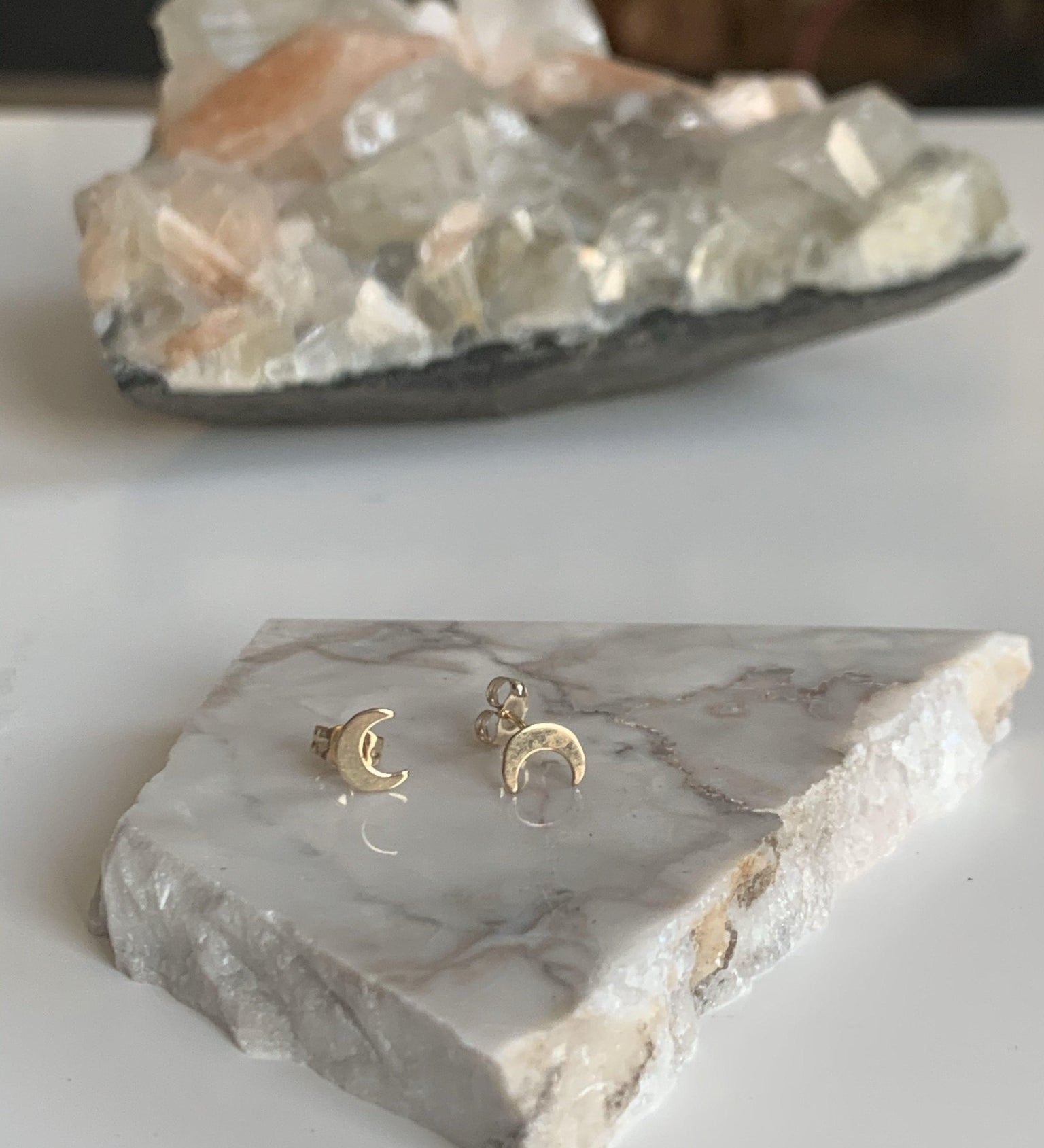 14k Gold Fun Stud Earrings - Dea Dia