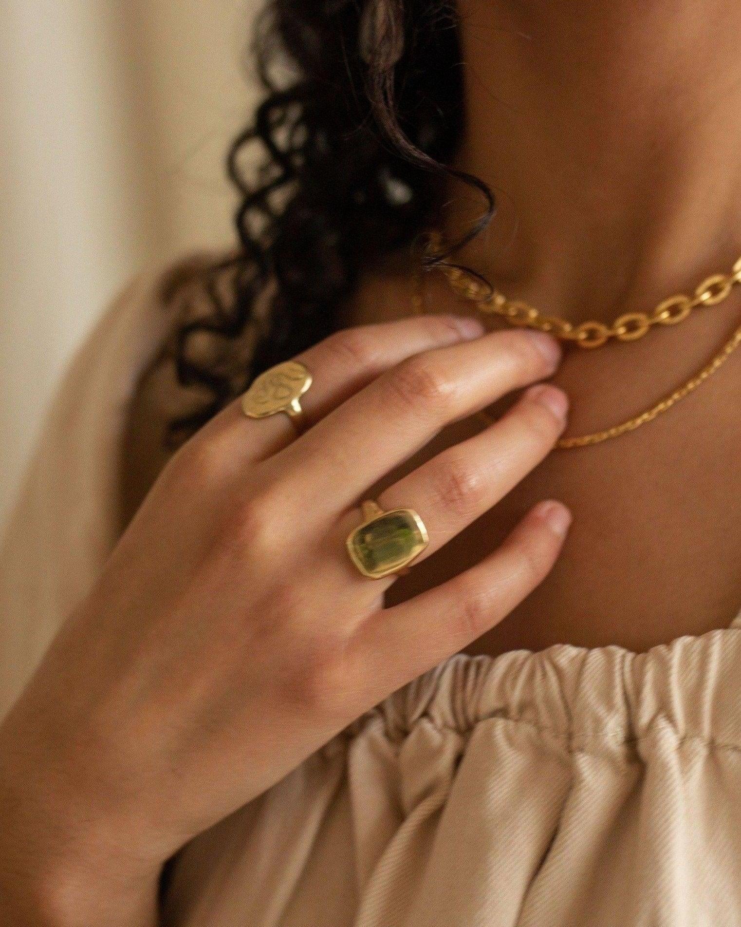 14k Gold Ingot Ring - Dea Dia