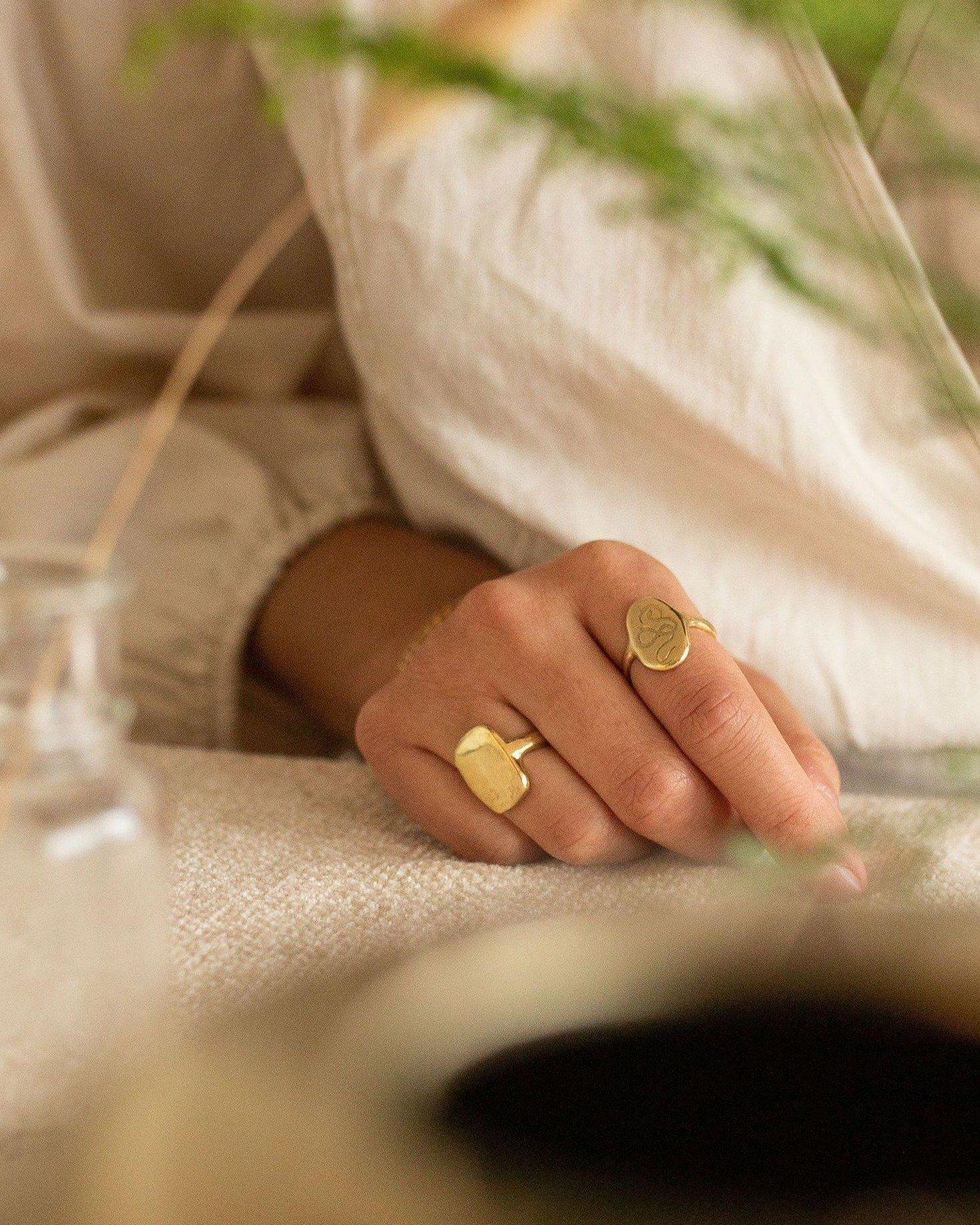 14k Gold Ingot Ring - Dea Dia