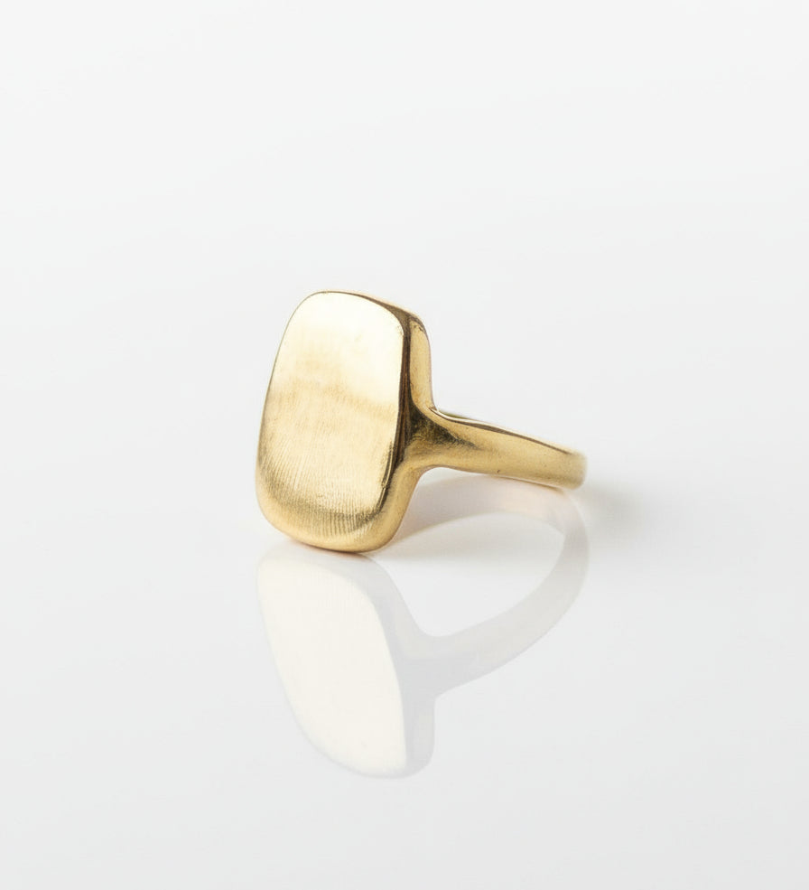 14k Gold Ingot Ring - Dea Dia