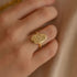 14k Gold Serpent Rising Ring - Dea Dia