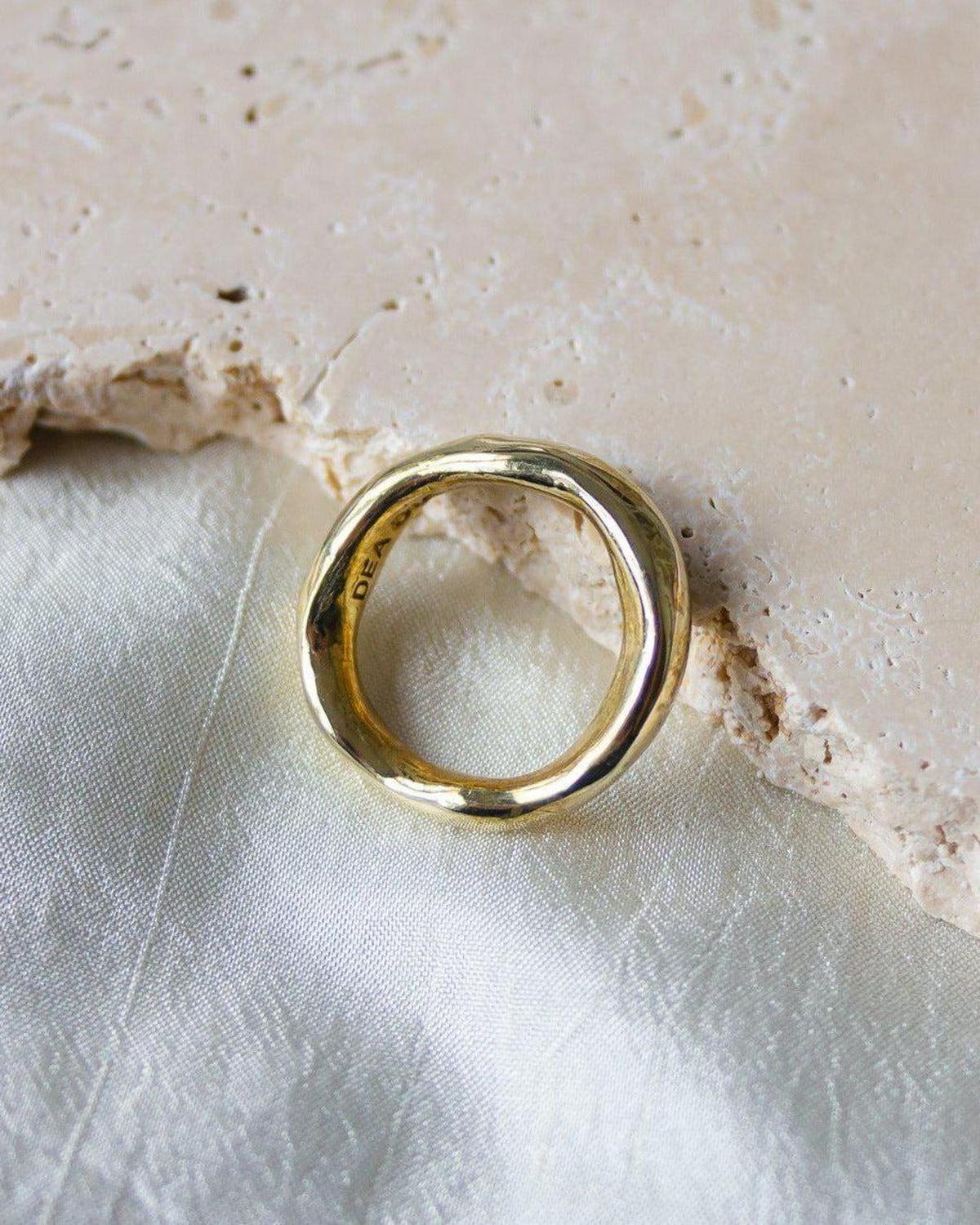 14k Gold Wisdom Ring - Dea Dia
