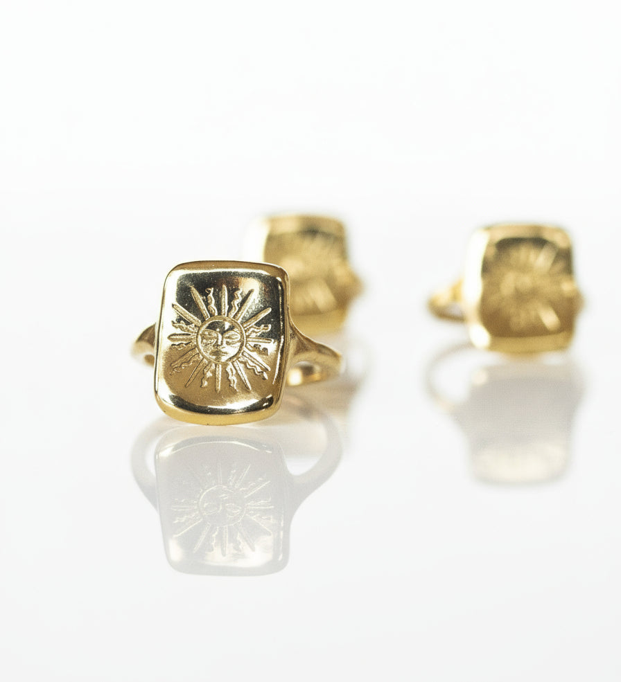 14k Sun Tarot Ring - Dea Dia