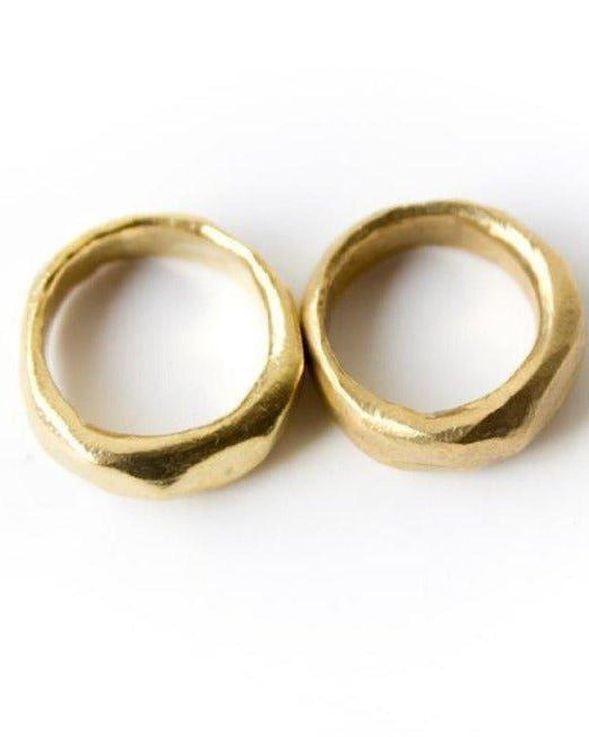 Big Butte Ring - Organic Faceted Ring in Silver or Gold - Dea Dia