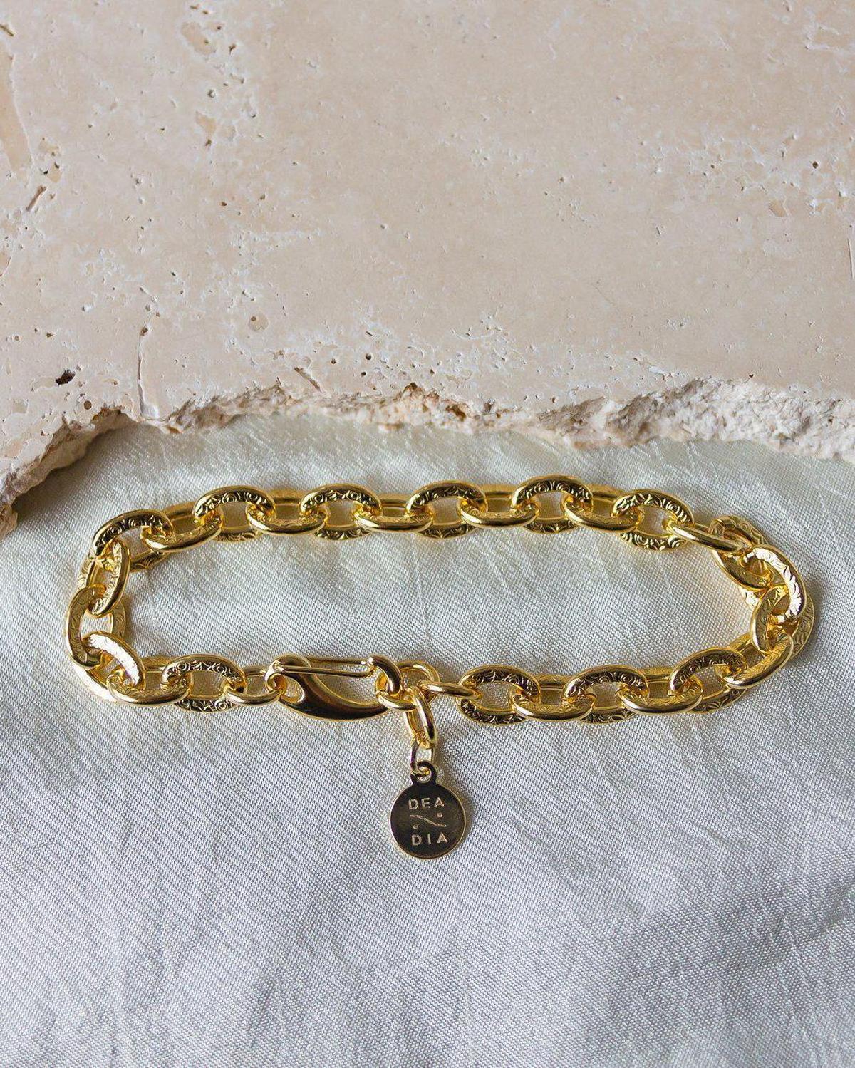 Delara Pattern Chain Bracelet - Dea Dia