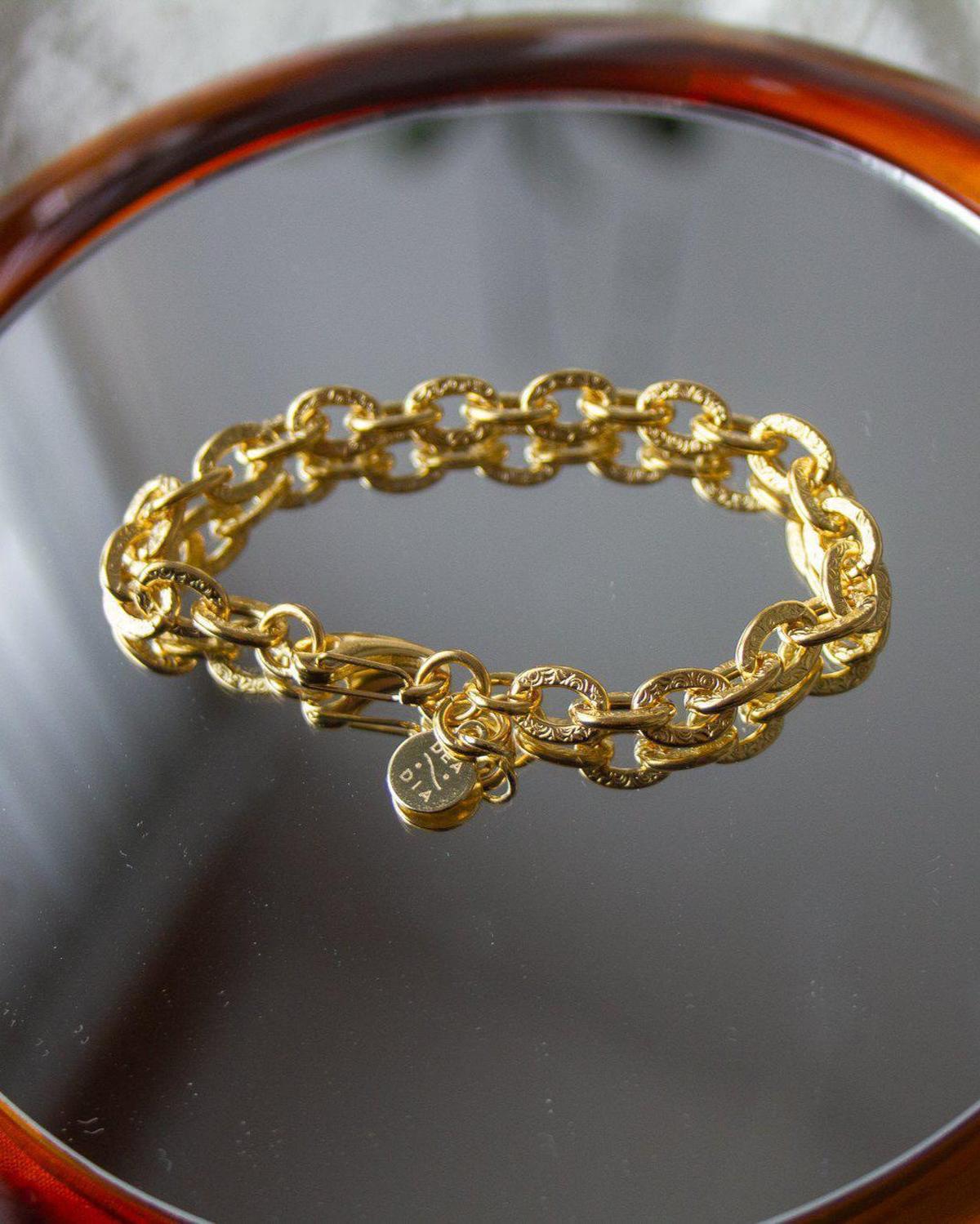 Delara Pattern Chain Bracelet - Dea Dia