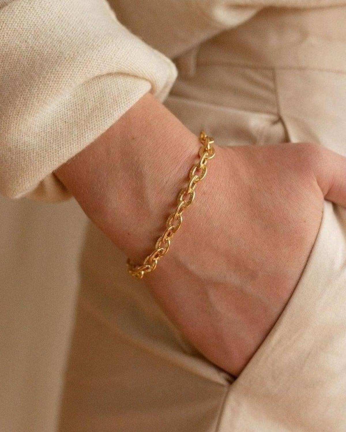 Delara Pattern Chain Bracelet - Dea Dia