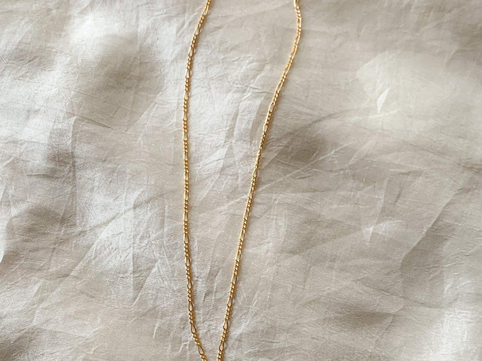 Figaro Chain Toggle Clasp Necklace – Dea Dia
