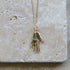 Hamsa Necklace in Gold - Dea Dia Jewelry