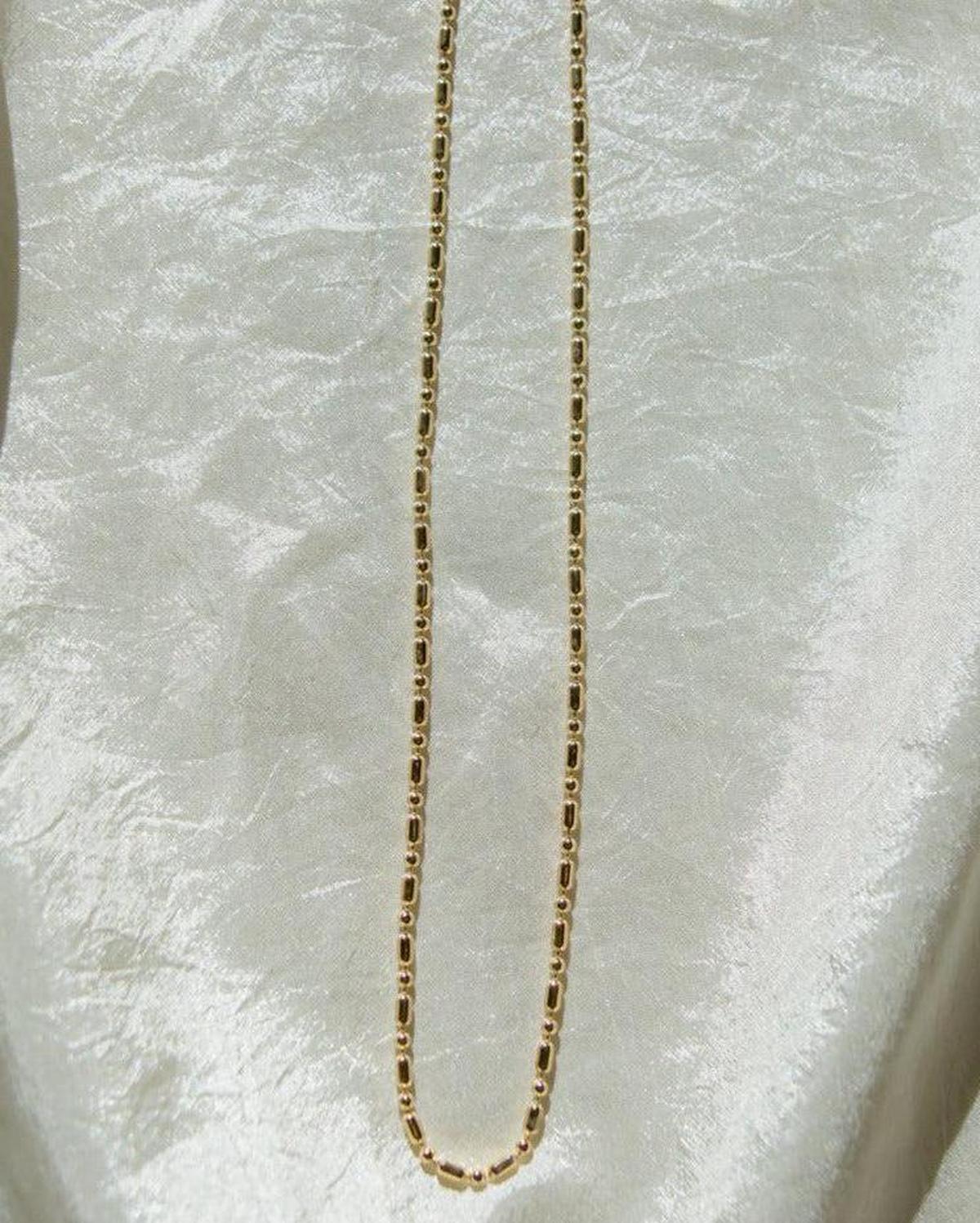 Gold Vintage Ball Chain Necklace - Dea Dia