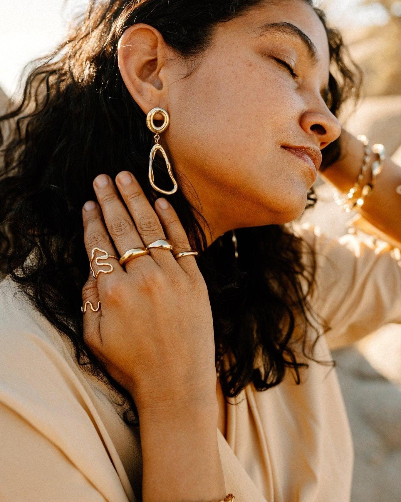 Imperfect Geometry Earrings - Dea Dia