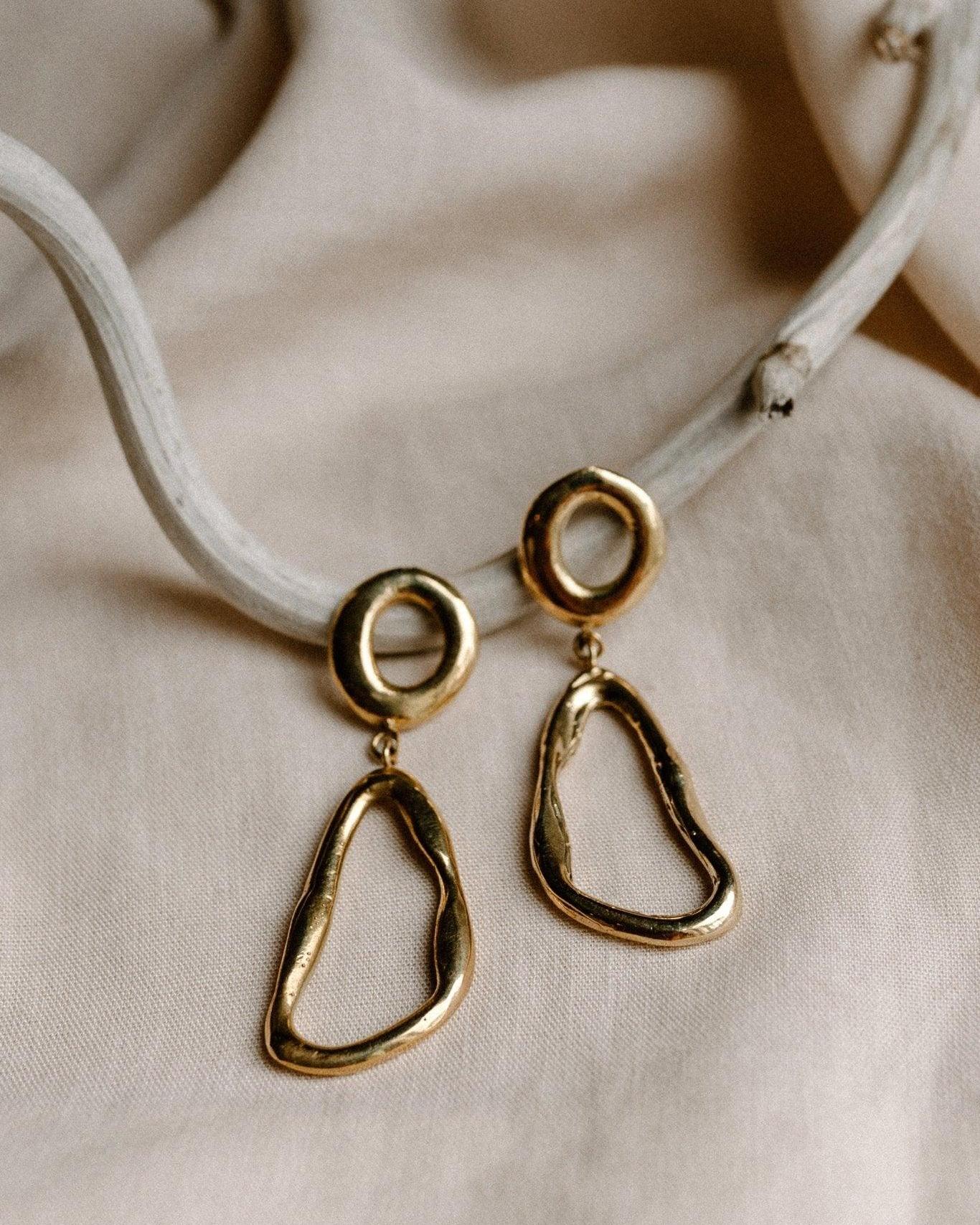 Imperfect Geometry Earrings - Dea Dia