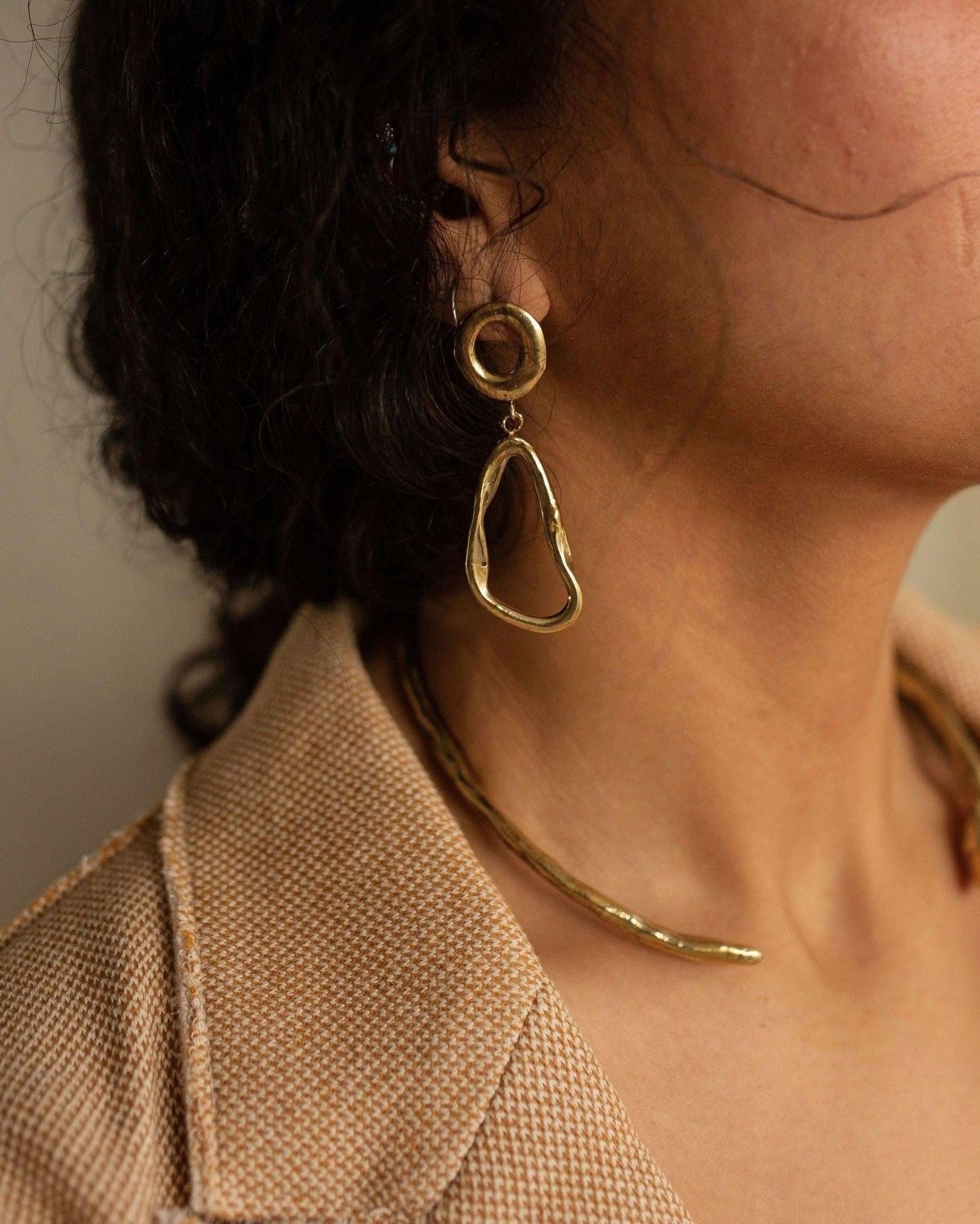Imperfect Geometry Earrings - Dea Dia