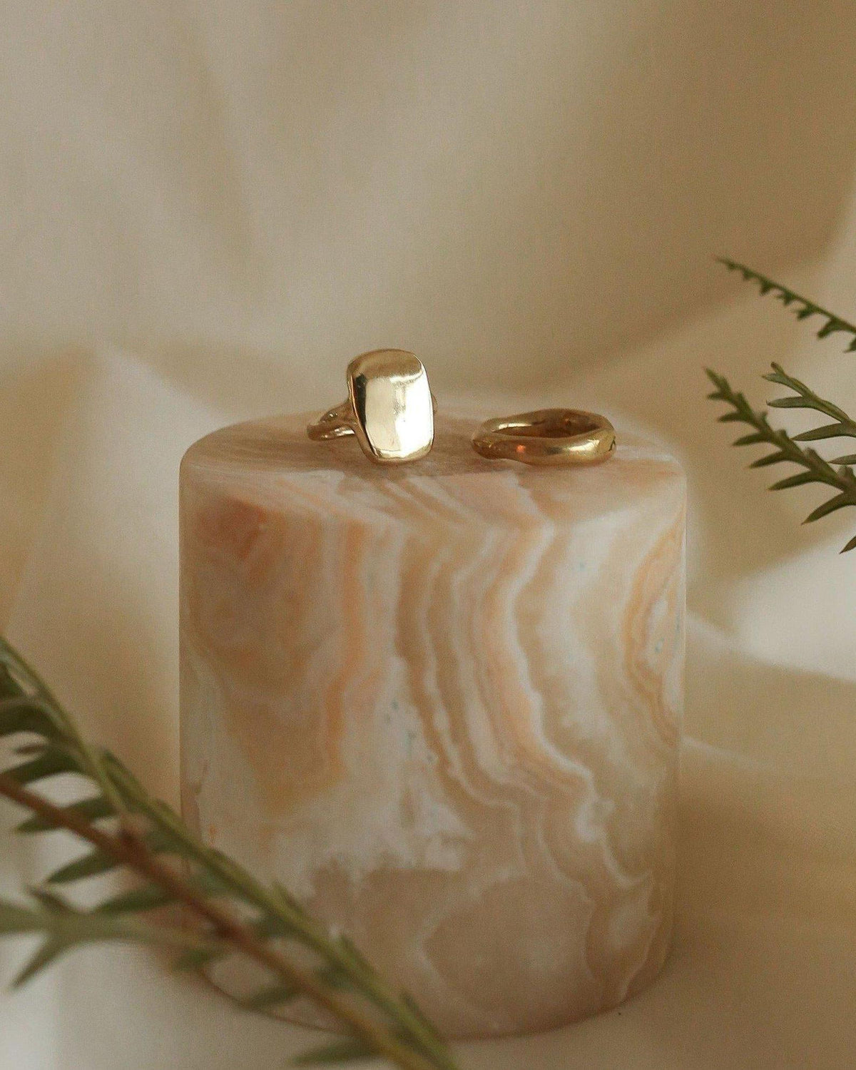 Ingot Ring - Thick Band Ring - Dea Dia