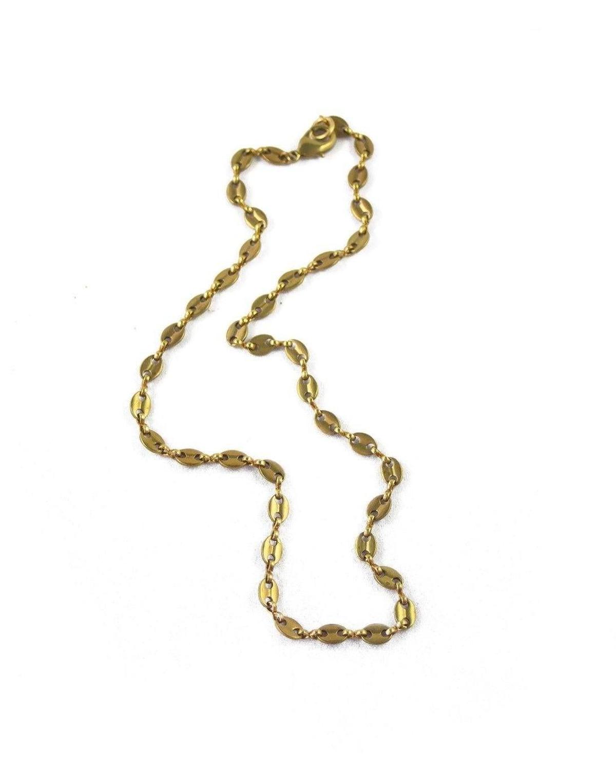 Maritime Necklace - Gold Mariner Chain Necklace - Gucci Chain - Dea Dia