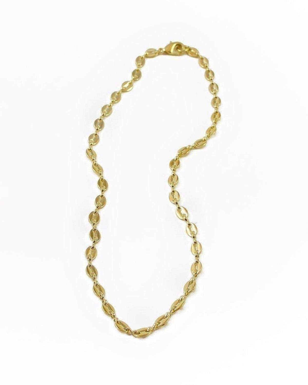 Maritime Necklace - Gold Mariner Chain Necklace - Choker Chain - Dea Dia