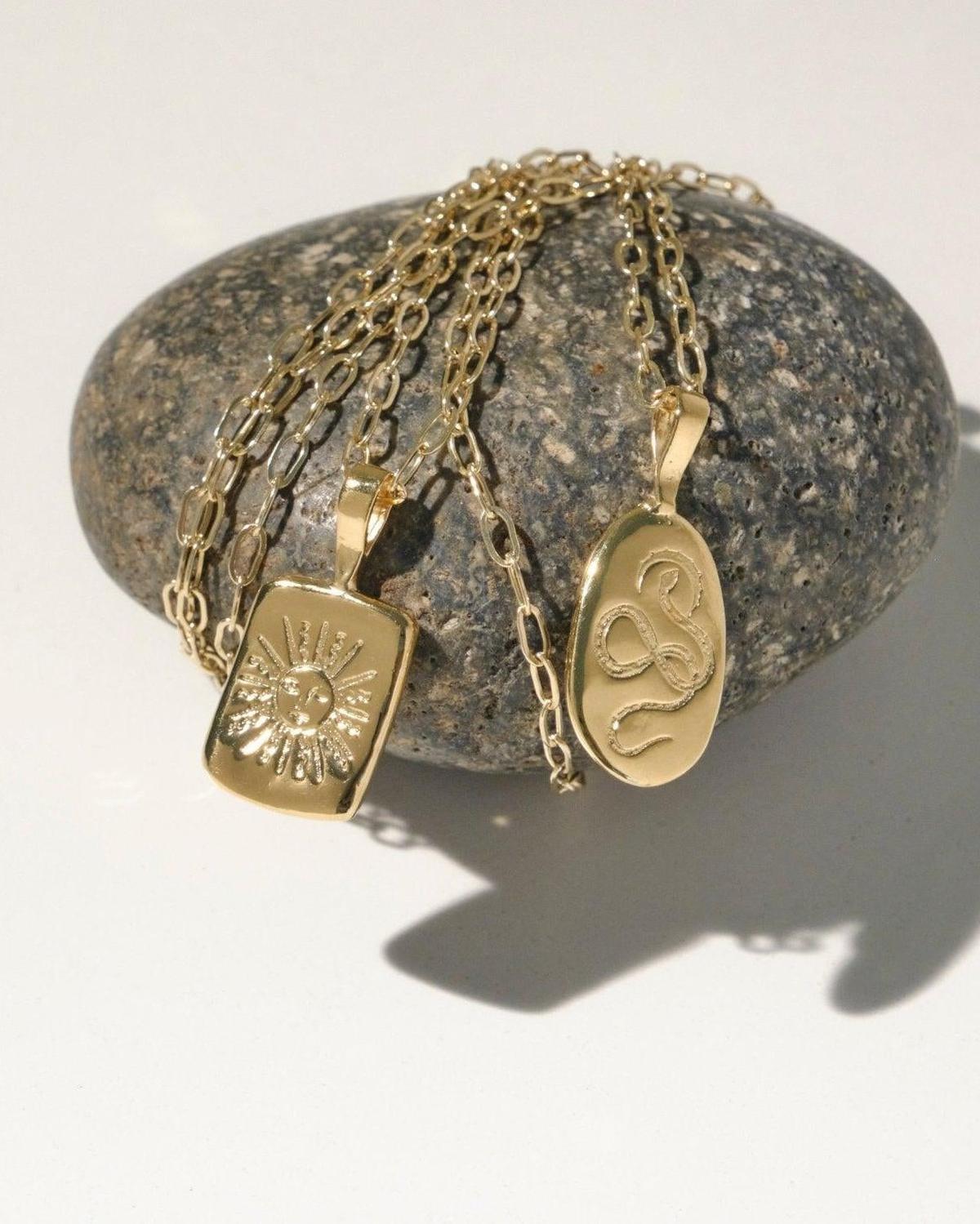 Serpent Rising Snake Pendant Necklace - Dea Dia