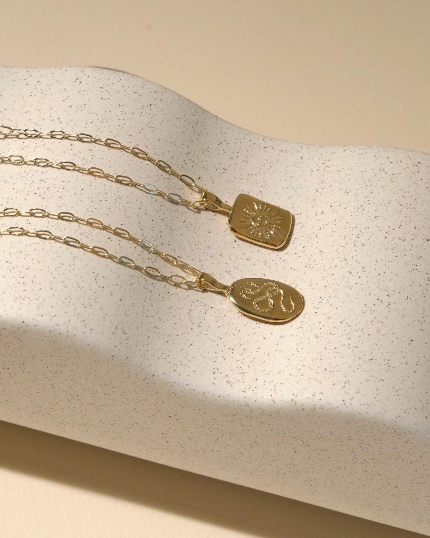 Serpent Rising Snake Pendant Necklace - Dea Dia