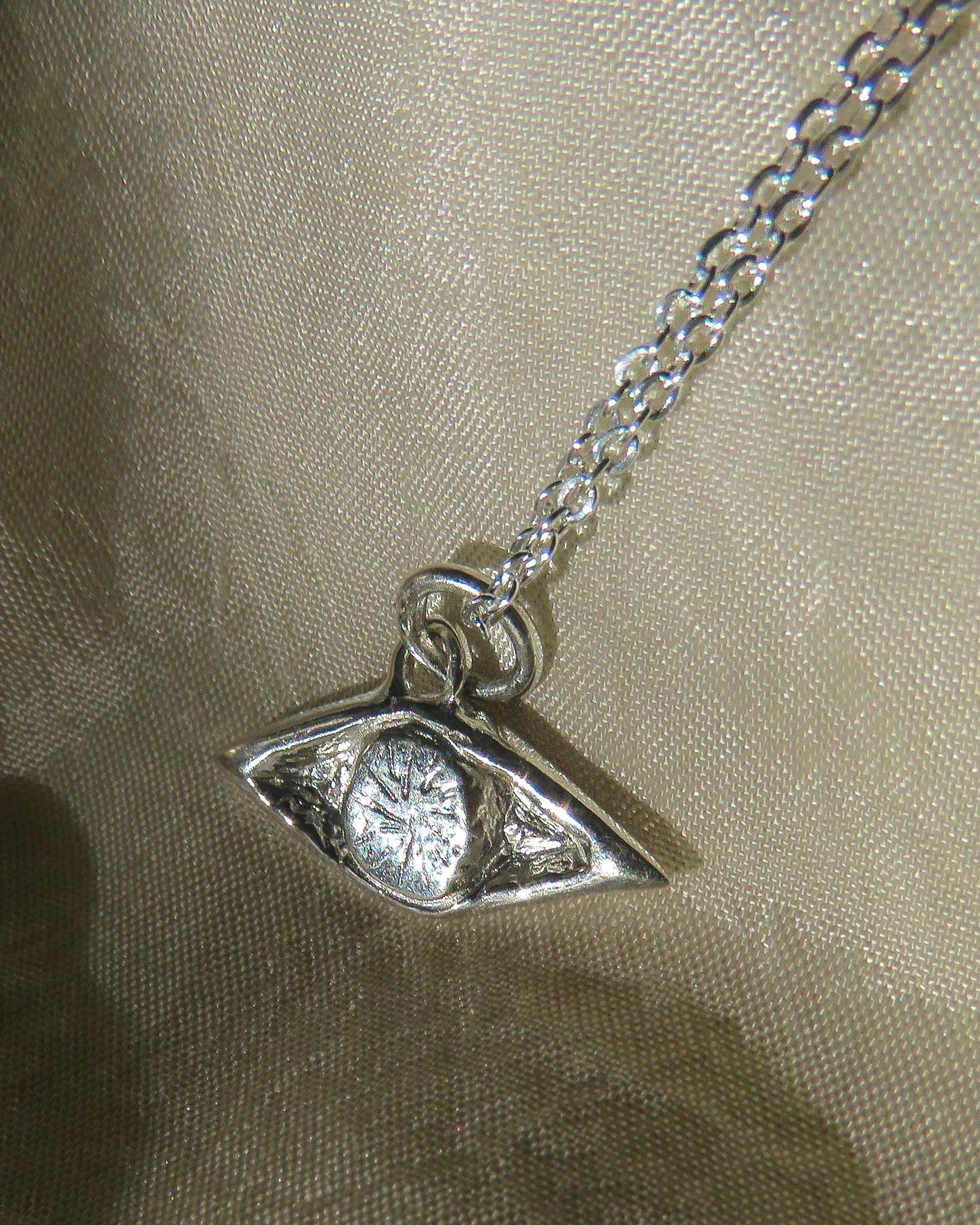 Sterling Silver Evil Eye Necklace - Dea Dia