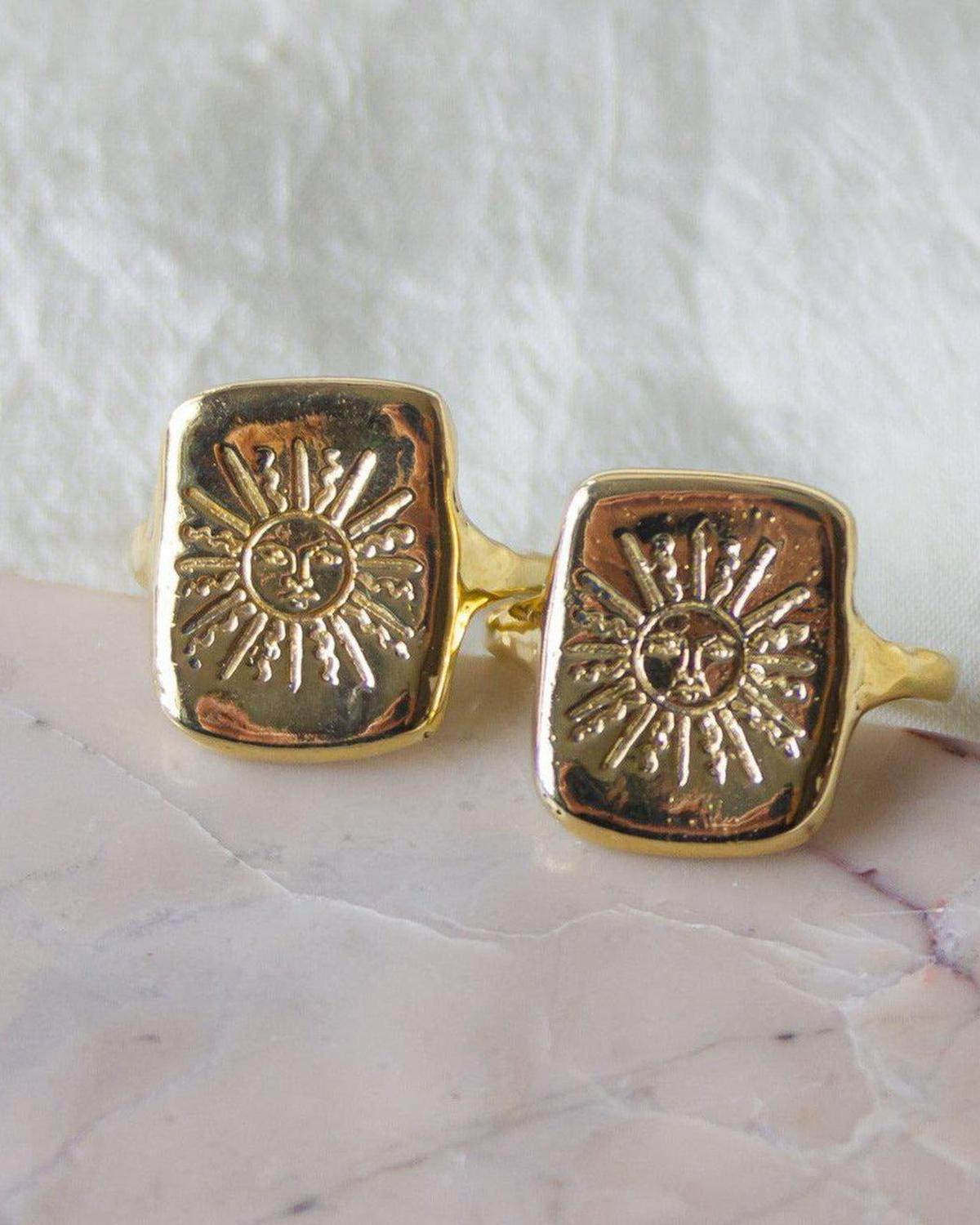 The Sun Tarot Ring - Dea Dia