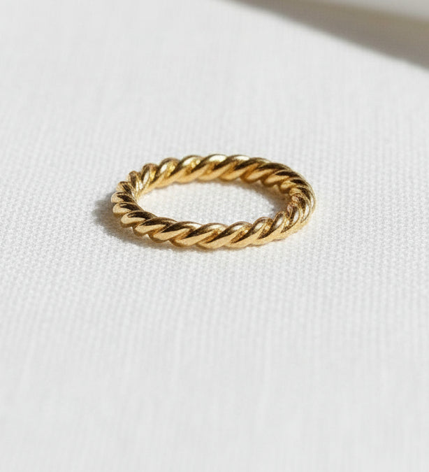 Twisted Rope Ring Band - Dea Dia
